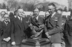 President Coolidge Presenting the Collier Trophy