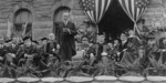 President Coolidge Addressing Graduates of Georgetown University