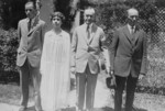 President and Mrs. Coolidge With Their Son John and the President