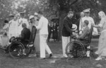 Garden Party for Wounded Men at the White House