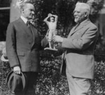 U.S.J. Dunbar Presents a Statue of Walter Johnson