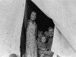 Family in Tent, FSA Camp