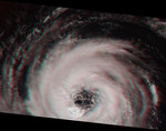 Eye of Hurricane Alberto