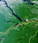Rio Solimoes and the Rio Negro