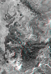 Anaglyph of Patagonia