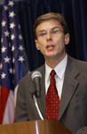 David Fleming Giving a Monkeypox Update Press Briefing on June 11. 2003