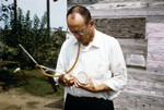 CDC Field Clinician Marking a Container