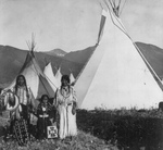 Chief Charlot With Family