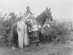 Cayuse Woman on Horse