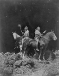 Nez Perce Men on Horseback