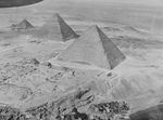 Aerial of the Egyptian Pyramids