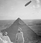 Graf Zeppelin Over Pyramids of Giza