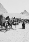 Caravan of Bedouins by the Egyptian Pyramids