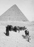 Caravan of Bedouins by the Egyptian Pyramids