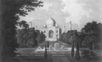 Taj Mahal From Gardens