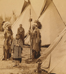 Cheyenne Indian Families Near Tipis