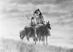 Cheyenne Native American Warriors on Horses