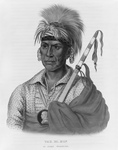 Ioway Native American Warrior Named Tah-Ro-Hon