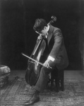 Sir Charles Chaplin With Cello