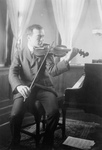 Bronislaw Huberman Playing the Violin