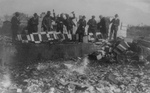 Men Destroying Cases of Beer During Prohibition