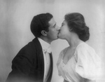 Man and Woman Kissing