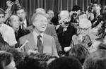 Jimmy Carter Surrounded by Journalists