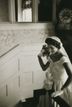 Jacqueline Kennedy Throwing Her Wedding Bouquet