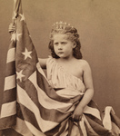 Picture of Fontinelle Weller Holding Flag