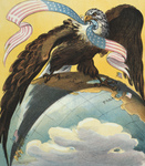 Picture of Bald Eagle on the Globe