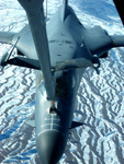 KC-10 fueling a B-1B Lancer Bomber