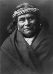 Acoma Indian Man Wearing Headband
