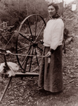 Woman and a Spinning Wheel