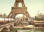 Eiffel Tower in 1900
