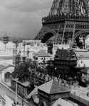 Eiffel Tower in 1900
