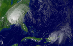 Hurricane Jeanne and Tropical Storm Ivan