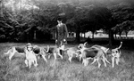 Man With a Pack of Hound Dogs