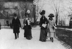 Andrew Carnegie With Wife and Family Members
