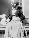 Woman With Japanese Spaniels