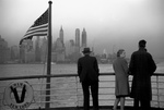 Picture of People Viewing Manhattan From a Ship