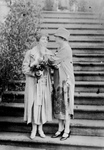 Helen Keller Reading Grace Coolidge’s Lips
