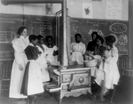 African American Children in a Cooking Class