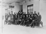 Group of Men With Booker T Washington