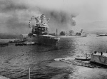 Oil Tanker USS Neosho During Attack on Pearl Harbor