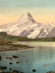 Bach Alps Lake and Schreckhorn