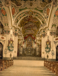 Church Interior at Einsiedeln Abbey, Switzerland
