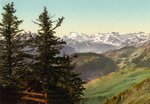 Distant View of Mount Titlis, Switzerland