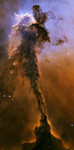 Photo of a Spire in the Eagle Nebula (Messier Object 16, M16, NGC 6611) in the Serpens Constellation