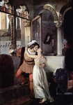 Photo of a Man and Woman Embracing and Kissing Passionately, Romeo and Juliet