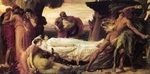 Photo of Hercules Wrestling with Death for the Body of Alcestis by Frederic Lord Leighton